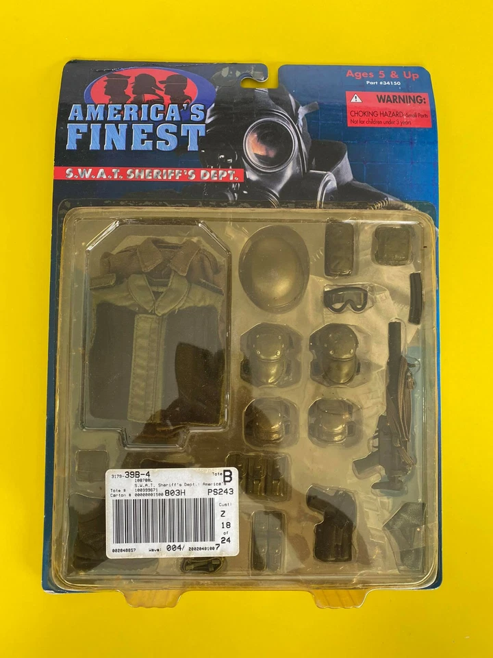 AMERICA'S FINEST 1:6 SCALE UNIFORM SET S.W.A.T. SHERIFF'S DEPT. MIB — 第 1/1 张图片