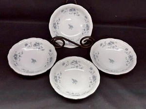 Johann Haviland "BLUE GARLAND" Germany ~ Set of 4 ~ Dessert Bowls ~ 5 1/8" - Picture 1 of 8
