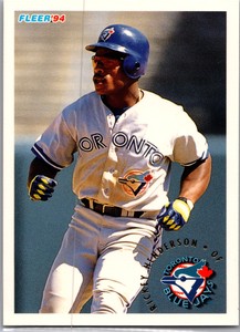1994 Fleer #334 Rickey Henderson Very good