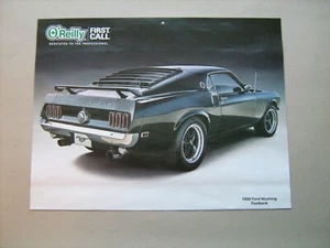 1969 Ford Mustang Fastback full-color photo from NOS calendar--very nice '69 - Picture 1 of 1