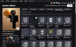 STACKED 2018 Roblox Headless/ Korblox Acc (BOY/GIRL) 20+ animations - Picture 1 of 13