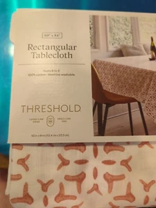 Threshold Rectangular Tablecloth 60 X 84 New - Picture 1 of 5