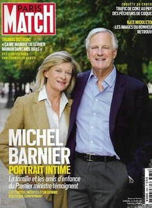 PARIS MATCH n°3932 12/09/2024 Michel Barnier, portrait intime/ Thomas Dutronc - Imagen 1 de 11