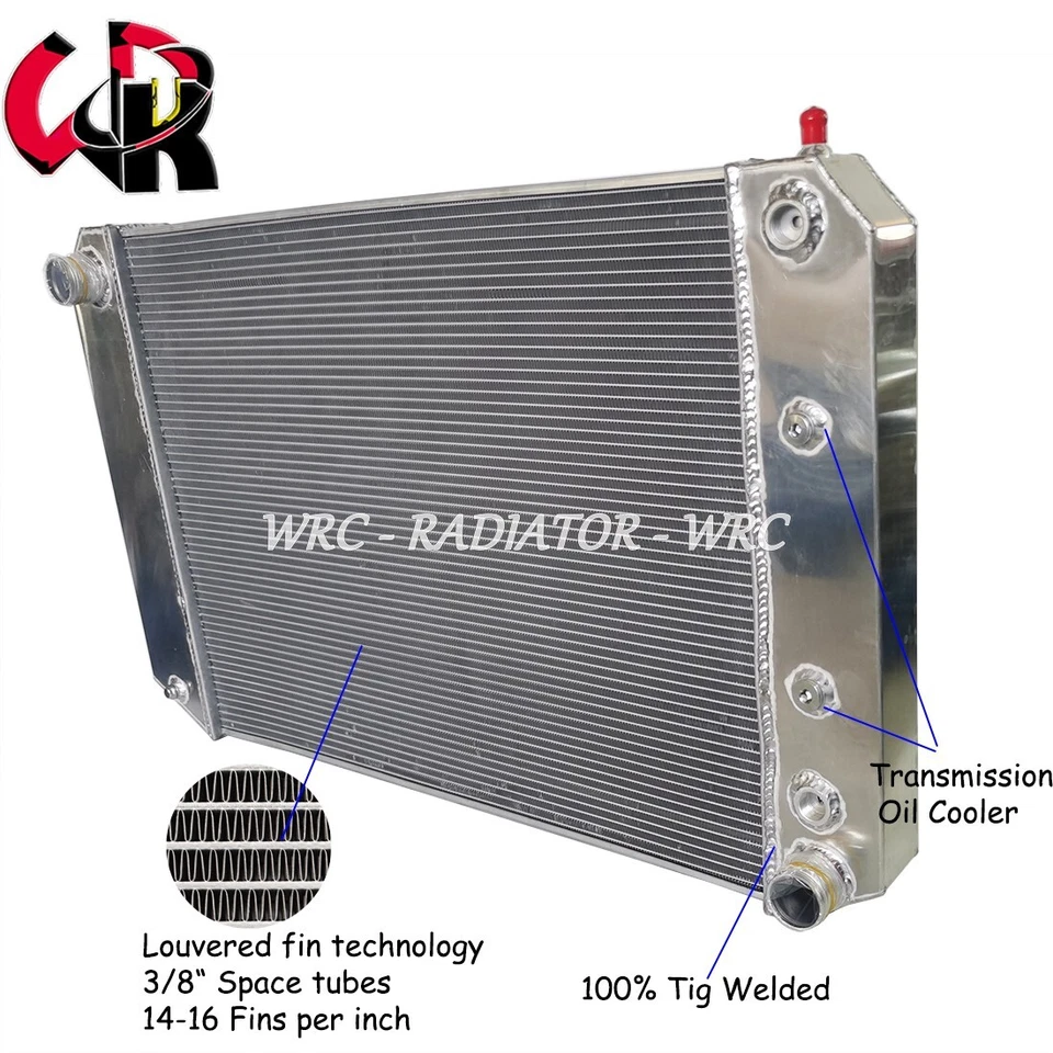 Radiador de aluminio apto para Chevy C60 C70 Kodiak GMC C5000 C6000 C7000 1991-02 Topkick Foto 1 de 4