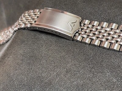 11 Sold! NOS Wittnauer Beads of Rice Bambi watch bracelet to 235T 239T 242T 7004 - Image 1 of 4