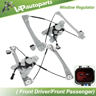 Par de reguladores de ventana delantera con motor para Chevrolet Equinox 2012-2017 Foto 1 de 4