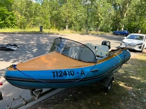 VB: Schlauchboot (fester Rumpf) incl. Motor und Trailer, Marke ZEPHIR, BJ 1977 - Bild 1 von 9