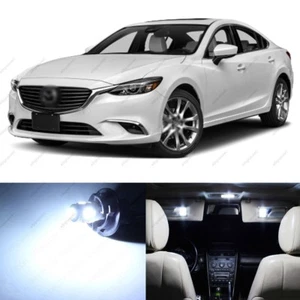 Paquete de 13 luces interiores LED blancas para Mazda 6 2014-2018 + herramienta de palanca - Imagen 1 de 8