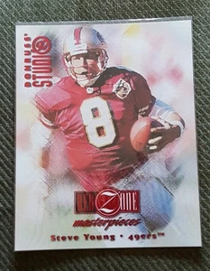1997 Studio Red Zone Masterpieces #24 Steve Young SN 0721/3500 - Picture 1 of 1