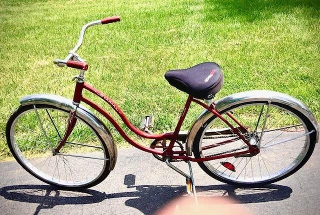 Schwinn Fair Lady Vintage Ladies Red Bicycle - Image 1 of 4