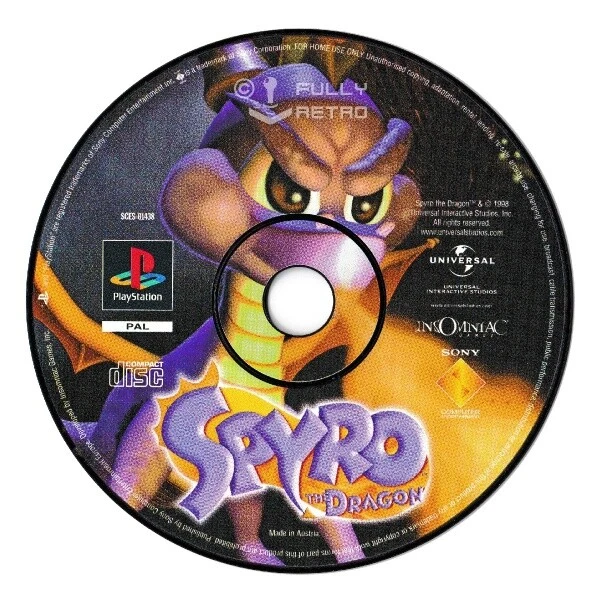 SPYRO THE DRAGON (PS1 Game) 1 Playstation D - Image 1 of 1