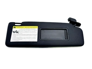 2007-2014 AUDI TT COUPE MK2 RIGHT PASSENGER SIDE BLACK SUN VISOR W/ MIRROR OEM - Picture 1 of 9