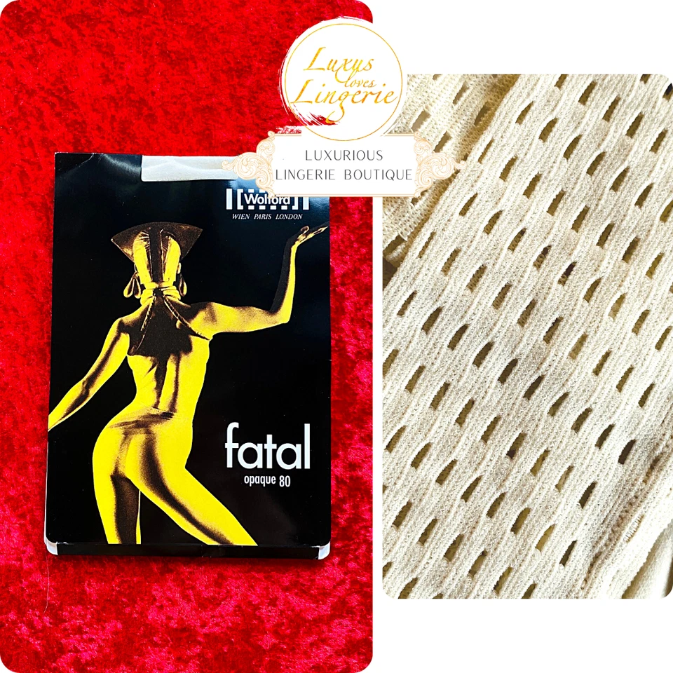 Medias Fatal Opaque 80 de Wolford Offwhite Elegancia sin costuras Foto 1 de 1
