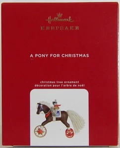 2020 Hallmark Andenken "Ein Pony zu Weihnachten" Baumschmuck 23. in Serie - Bild 1 von 6