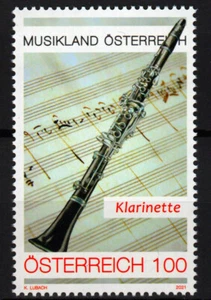 2021  Österreich  Mi. 3581 **MNH  Musikland Österreich   Klarinette, - Bild 1 von 1