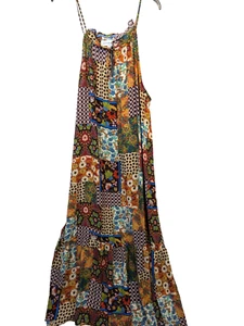 Emma & Michele Maxikleid Gr. XL leicht Hippie Flower Power Festival Fun - Bild 1 von 13