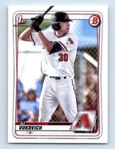 2020 Bowman Draft AJ Vukovich Arizona Diamondbacks #BD-150 - Picture 1 of 2