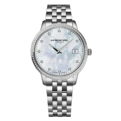 Женские часы Raymond Weil Toccata перламутровый циферблат бриллиант 5388-STS-97081 - Изображение 1 из 4