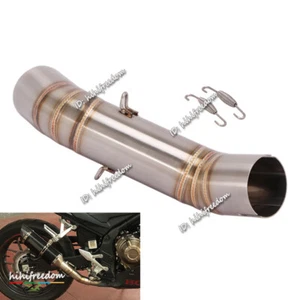 Tubo de conexión media de escape de motocicleta sin cordón para Honda CBR400 CBR500R CB500X/F - Imagen 1 de 8