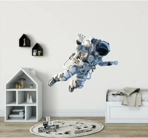 Astronaut #1 Wall Decal Removable Fabric Vinyl Wall Sticker Space Cosmonaut - Picture 1 of 2