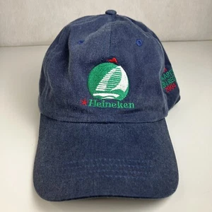 Mütze Kappe Heineken Regatta 24th St Maarten 2024 verstellbarer Riemen hinten blau - Bild 1 von 7