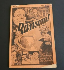 1930's Ransom! The Story of a Lost Child dime pulp serialized magazine issue 8 - Picture 1 of 8