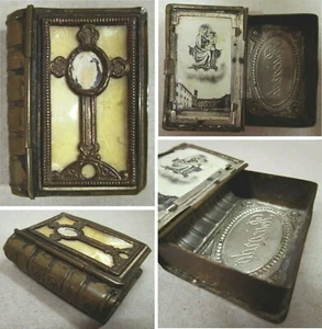 Scatolina Ricordo 1^ Comunione "SANTUARIO SS. MADONNA DI MONTENERO" - Anni '40 - Picture 1 of 1