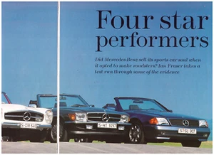 2 LOT Mercedes-Benz SL Variety & History, Multi-Page Magazine Articles, Both UK - Picture 1 of 2