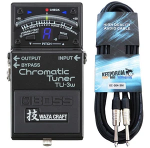 Afinador cromático Boss TU-3W Waza + cable - Imagen 1 de 5