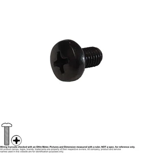 Screw Machine Pan Phillips Steel Black Metric M5 8mm M5-0.8x8 20pcs - Picture 1 of 3