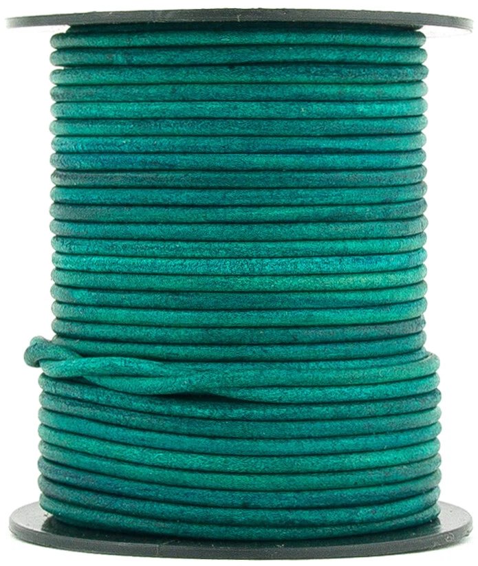 Cabo de couro redondo Xsotica® Dye Shades 2,0 mm   - Imagem 1 de 1