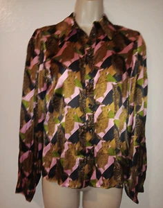 Camisa Oliver Bonas Estampados Ocelote Mujer Talla US 2 - Imagen 1 de 6