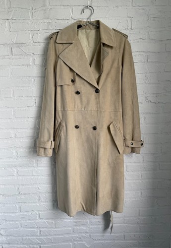 trench donna vintage anni 90 Gianni Versace pelle taglia 40