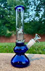 10" Four Arm Percolator Glass Bong Water Pipe Bubbler Glass Hookah Filter