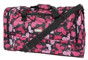 Hi Tec Ladies 22" Hearts Holdall Gym PE Weekend Duffle Overnight Travel Bag New - Picture 1 of 7