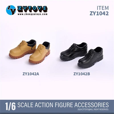 1/6 ZYTOYS ZY1042 Worker Shoes Model Fit 12'' Male Action Figure - Image 1 of 4