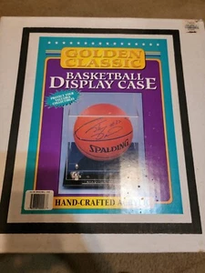 Basketball Display Case Golden Classic NEW In Box. No Logo - Picture 1 of 3