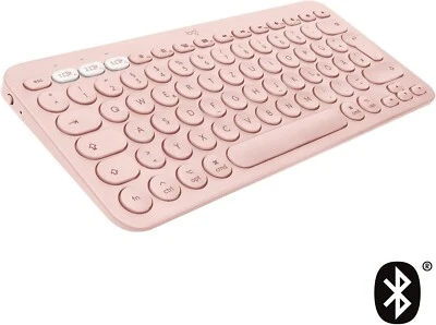 Logitech K380 Multi-Device, Tastatur, rosa / NEU & OVP - Bild 1 von 4
