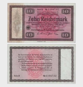 Germany - 1933 - 10 Reichsmark - "EF-"  #CO7633 - Picture 1 of 6
