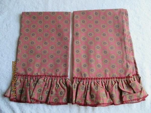 Cortinas vintage 2 paneles 30"W x 24"L arándano nuevas - Imagen 1 de 5