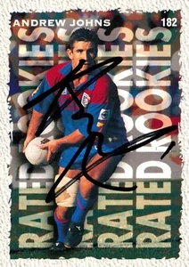 Signed 1995 Newcastle Knights NRL Dynamic Rated Rookie Card - Andrew Johns - Picture 1 of 3