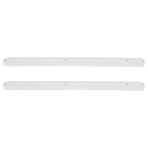 2 Pcs Plastic Drawer Rails Replacement Parts Full Extension Slides - Picture 1 of 12
