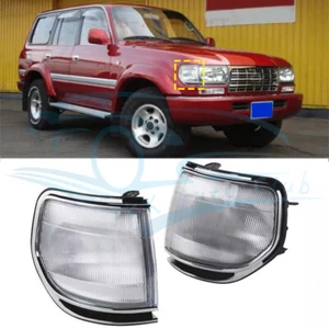 For Land Cruiser LC80 FJ80 FZJ80 1995-1997 j Front Bumper Turn Signal Light Lamp - Picture 1 of 12