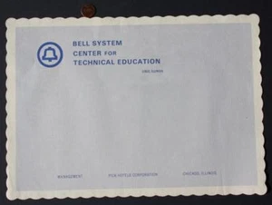 1960-70s Era Lisle Illinois Bell Telephone System placemat Pick Hotels Chicago - - Picture 1 of 1