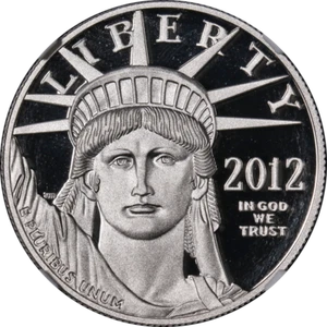 2012-W Platinum American Eagle $100 NGC PF70 Ultra Cameo STOCK - Picture 1 of 4