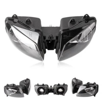 Conjunto de faros delanteros de moto para Yamaha YZF1000 R1 1998 1999 98  Foto 1 de 4