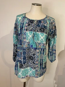 Seafolly Folk Moroccan Blouse Size S RRP$69.95 - Picture 1 of 5