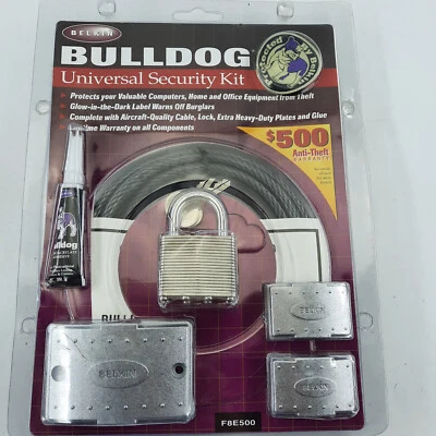 Belkin Bulldog Universal Security Kit Aircraft Quality Heavy Duty Lock Computer - Image 1 of 4
