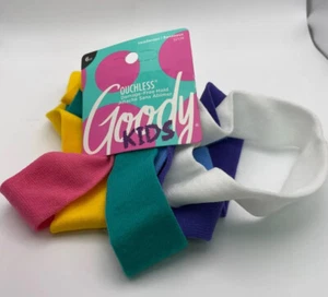 6ct Goody Kids Ouchless Damage Free Hold Headwraps Multicolor Soft Fabric 32109. - Picture 1 of 2