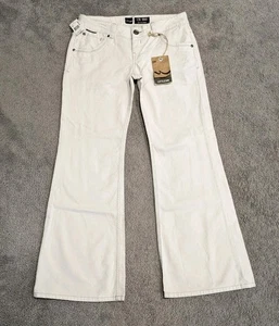 NEU NEU MIT ETIKETT LTB Littlebig Jeans Y2K Gr. 30x32 niedriger Bund weites Bein Schlag creme Vintage 90er  - Bild 1 von 11